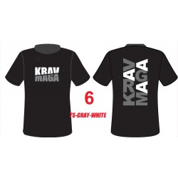 T-shirt sportswear Krav Maga Gray-White