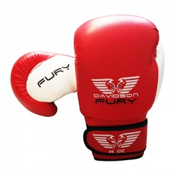 Gants DAVIDSON-FURY-Rouge/Blanc