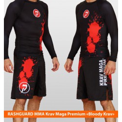 Rashguard MMA "Bloody Krav" manches longues by Krav Maga Premium