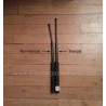 Baton/Matraque télescopique noire 54 cm (21 pouces) - Modèle Police